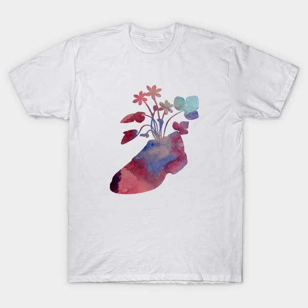 Shoeflowers T-Shirt by BittenByErmines